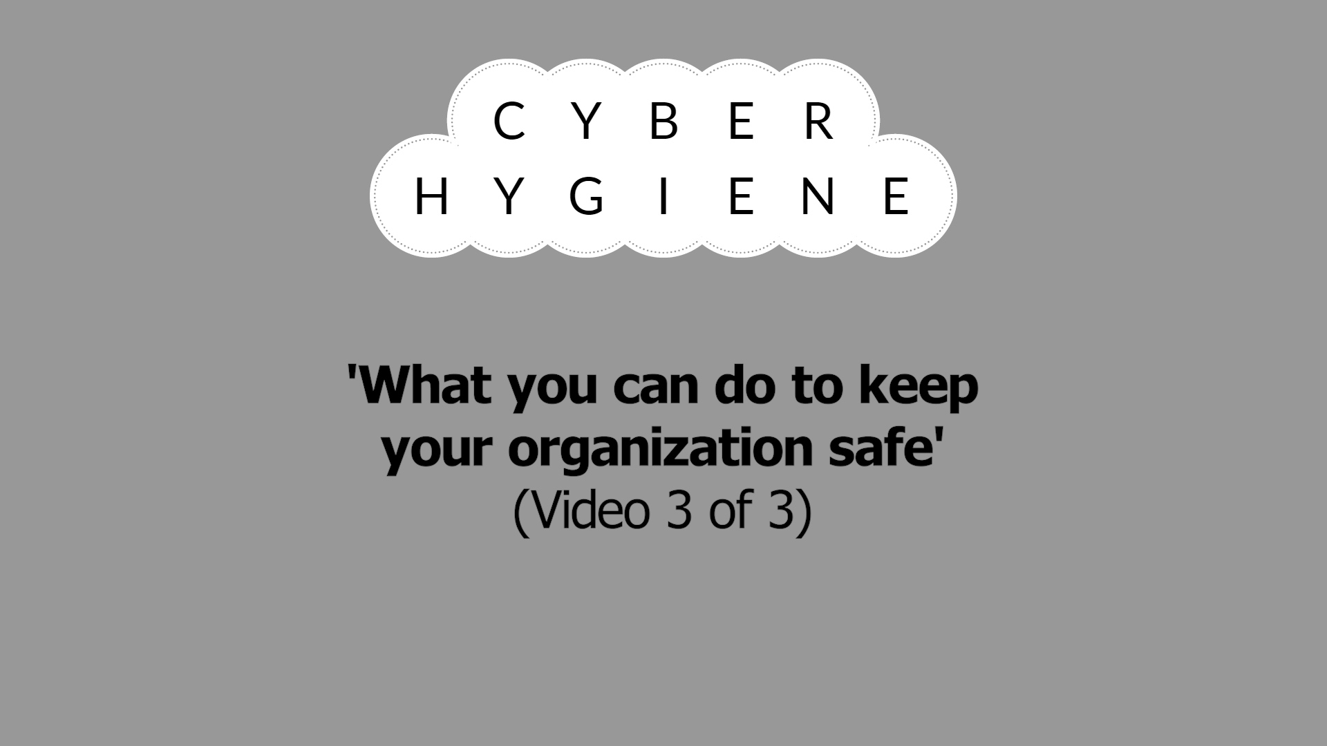 Cyber Hygiene Video Image